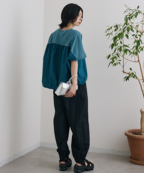 SUGAR ROSE（シュガーローズ）の「SUGAR ROSE ソフトパラシュートパンツ（その他パンツ・レディース・ベージュ/ブラック/チャコールグレー・FREE）」の14枚目の写真