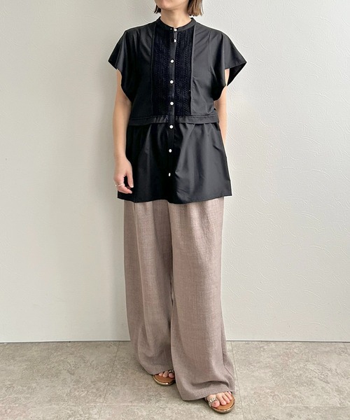 LHELBIE（レルビエ）の「ペプラム切替ブラウス（シャツ/ブラウス・レディース・ブラック/ブラウン/ホワイト・M）」の21枚目の写真