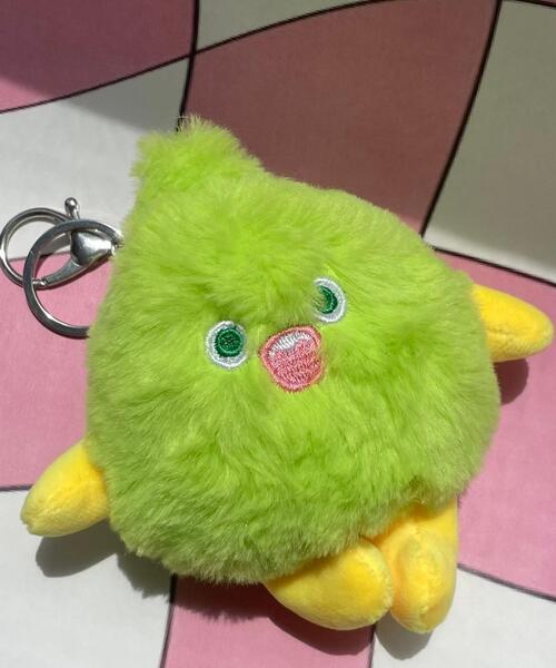 WEGO(ウィゴー)の「WEGO/びっくりモンスターぬいぐるみキーホルダー(キーホルダー・レディース・グリーン/ピンク/パープル・FREE)」の5枚目の写真