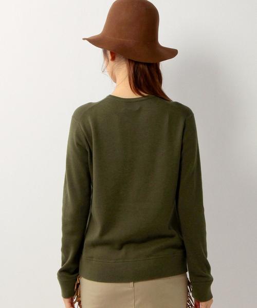 UNITED ARROWS（ユナイテッドアローズ）の「UWBT CO/CA クルーネック ニット◆（ニット/セーター・レディース・オフホワイト/グレー/オリーブ/ネイビー・フリー）」の11枚目の写真