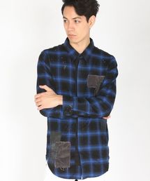 DANKE SCHON | DankeSchon/ダンケシェーン/RepairCheck L/S Shirts(シャツ/ブラウス)