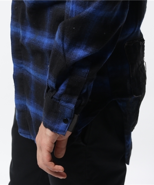 DANKE SCHON（ダンケシェーン）の「DankeSchon/ダンケシェーン/RepairCheck L/S Shirts（シャツ/ブラウス・メンズ・ブルー/レッド・FREE）」の10枚目の写真