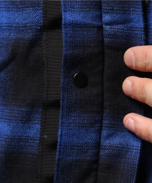 DANKE SCHON（ダンケシェーン）の「DankeSchon/ダンケシェーン/RepairCheck L/S Shirts（シャツ/ブラウス・メンズ・ブルー/レッド・FREE）」の7枚目の写真