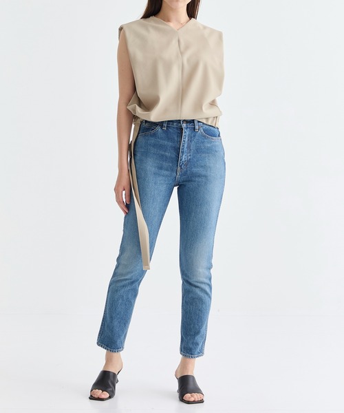 THE TOKYO（ザトウキョウ）の「【THE TOKYO/ザトウキョウ】Light Washable 2way Tops/ライトウォッシャブルトップス/ブラウス（シャツ/ブラウス・レディース・ベージュ/グレー/ブラック・38/36）」の21枚目の写真