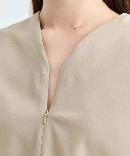 THE TOKYO（ザトウキョウ）の「【THE TOKYO/ザトウキョウ】Light Washable 2way Tops/ライトウォッシャブルトップス/ブラウス（シャツ/ブラウス・レディース・ベージュ/グレー/ブラック・38/36）」の16枚目の写真