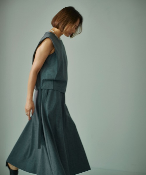 THE TOKYO（ザトウキョウ）の「【THE TOKYO/ザトウキョウ】Light Washable 2way Tops/ライトウォッシャブルトップス/ブラウス（シャツ/ブラウス・レディース・ベージュ/グレー/ブラック・38/36）」の12枚目の写真