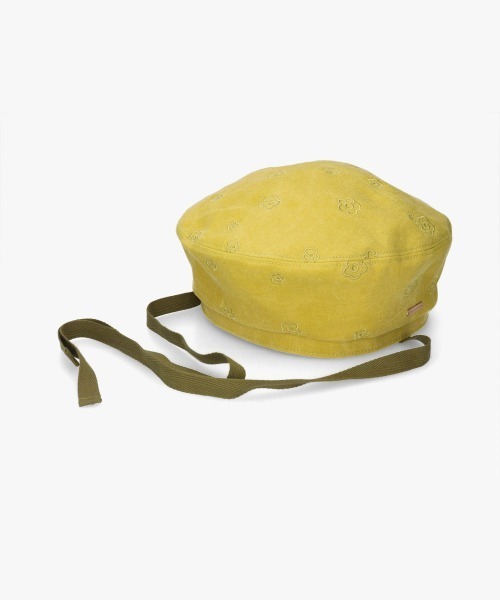 kaorinomori（カオリノモリ）の「kaorinomori フラワーコスベレー / カオリノモリ（ハンチング/ベレー帽・レディース・ネイビー/イエロー・M/57.5cm）」の17枚目の写真