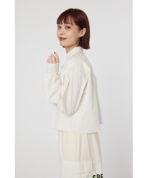 RODEO CROWNS WIDE BOWL(ロデオクラウンズワイドボウル)の「リボンクロップドシャツ(シャツ/ブラウス・レディース・ブラック系その他/ブルー/ホワイト・FREE)」の11枚目の写真