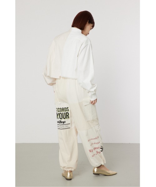 RODEO CROWNS WIDE BOWL(ロデオクラウンズワイドボウル)の「リボンクロップドシャツ(シャツ/ブラウス・レディース・ブラック系その他/ブルー/ホワイト・FREE)」の14枚目の写真