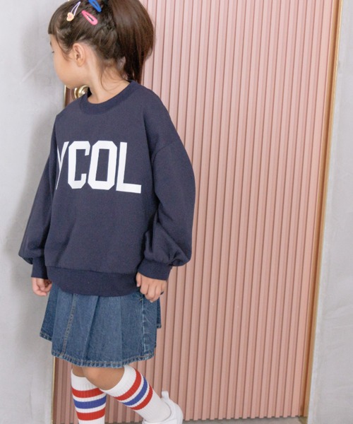 LOWRYS FARM(ローリーズファーム)の「BIGロゴプルオーバーLS 142507(Tシャツ/カットソー・キッズ・ネイビー/オレンジ/パープル/グレー・110cm/120cm/130cm/140cm/150cm)」の22枚目の写真
