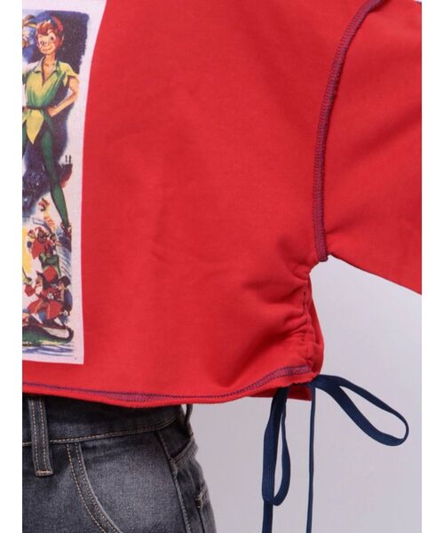 jouetie（ジュエティ）の「【ディズニーコレクション】サイドリボンクロップドプルオーバー（スウェット・レディース・レッド/グリーン/グレー・MEDIUM）」の14枚目の写真