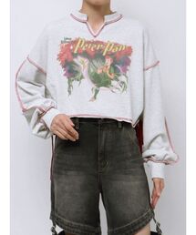 jouetie | 【ディズニーコレクション】サイドリボンクロップドプルオーバー(スウェット)