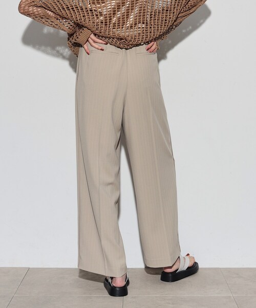 GALLEST(ギャレスト)の「◆イージーストレートワイドパンツ(その他パンツ・レディース・ベージュ系その他6/ブラック/チャコールグレー/ブラック系2・34/36/38/40)」の12枚目の写真