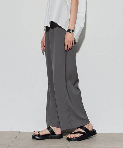 GALLEST(ギャレスト)の「◆イージーストレートワイドパンツ(その他パンツ・レディース・ベージュ系その他6/ブラック/チャコールグレー/ブラック系2・34/36/38/40)」の17枚目の写真