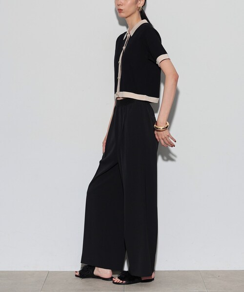 GALLEST(ギャレスト)の「◆イージーストレートワイドパンツ(その他パンツ・レディース・ベージュ系その他6/ブラック/チャコールグレー/ブラック系2・34/36/38/40)」の20枚目の写真