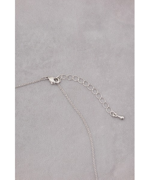 AZUL by moussy（アズールバイマウジー）の「スクエアメタルオーバーラップネックレス（ネックレス・レディース・シルバー/ゴールド系その他・FREE）」の8枚目の写真
