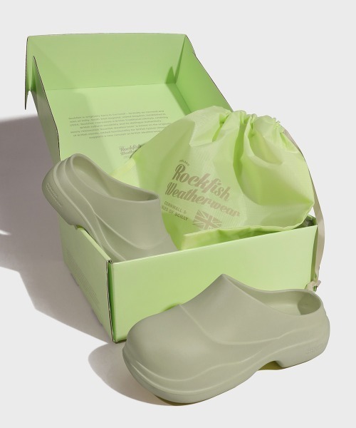 ROCKFISH WEATHERWEAR（ロックフィッシュウェザーウェア）の「Rockfish Weatherwear/ロックフィッシュ ウェザーウェア/HAYDEN CLOG（レインシューズ・レディース・アイボリー系/ブラック/その他10・24/23/25）」の18枚目の写真