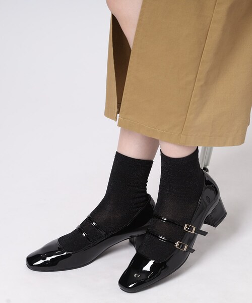 ESPERANZA（エスペランサ）の「ダブルストラップパンプス（パンプス・レディース・アイボリー/ブラック/ブラック系1・22.5cm/23.0cm/23.5cm/24.0cm/24.5cm/22.0cm）」の20枚目の写真