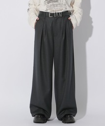 Anui | 【UNISEX/2サイズ展開】サイドラインスラックス(スラックス)