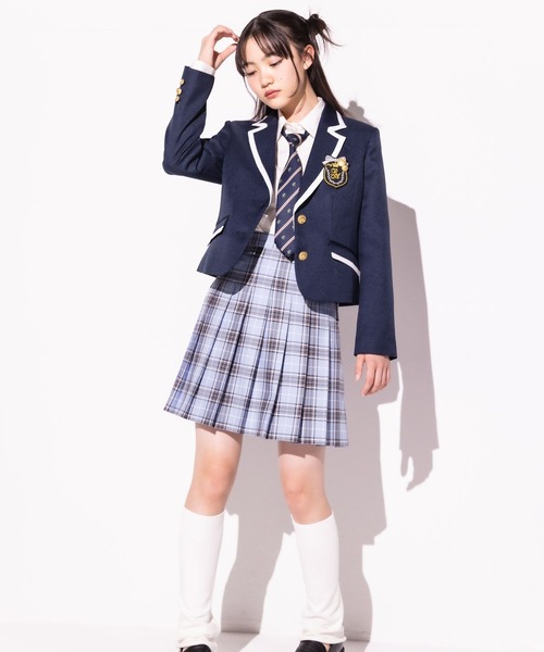 repipi armario（レピピ アルマリオ）の「【卒服2025】チェックプリーツスカート（スカート・キッズ・ブラウン/グリーン/ブラック/グレー/ブルー・SMALL/MEDIUM/LARGE）」の22枚目の写真