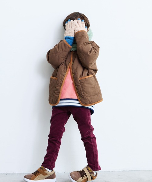 BIG FIELD（ビッグフィールド）の「コットンキャンディニット手袋(スマホ対応)（手袋・キッズ・チャコール/ベージュ/ピンク・S/M）」の11枚目の写真