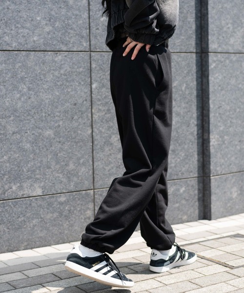 WEGO(ウィゴー)の「WEGO/ラインストーンロゴスウェットパンツ(スウェットパンツ・レディース・ブラック/その他1・FREE)」の6枚目の写真