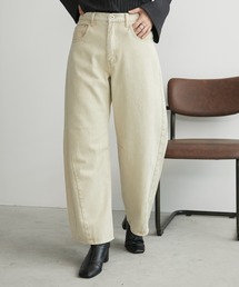 Aunt Marie's | ヴィンテージライクバレルカーブパンツ(デニムパンツ)