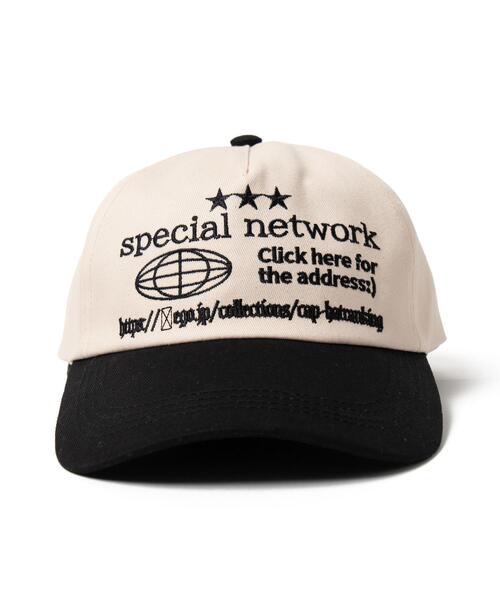 WEGO(ウィゴー)の「WEGO/ロゴ刺繍バイカラーキャップ(キャップ・レディース・ライトピンク/ブラック/ブラウン/ネイビー・FREE)」の7枚目の写真