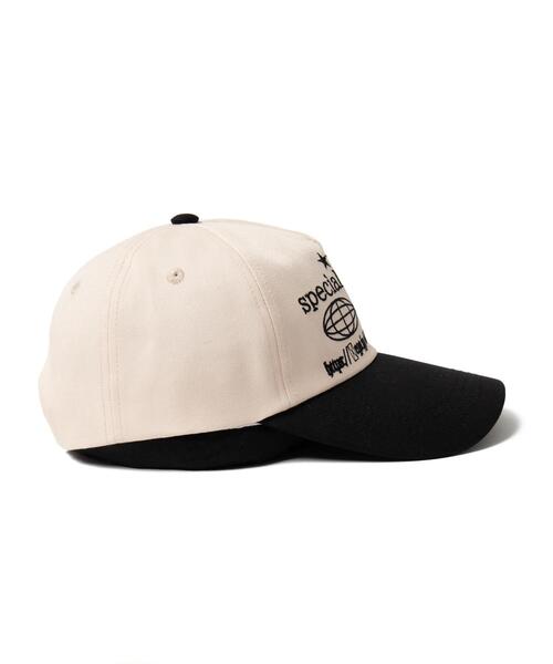 WEGO(ウィゴー)の「WEGO/ロゴ刺繍バイカラーキャップ(キャップ・レディース・ライトピンク/ブラック/ブラウン/ネイビー・FREE)」の9枚目の写真