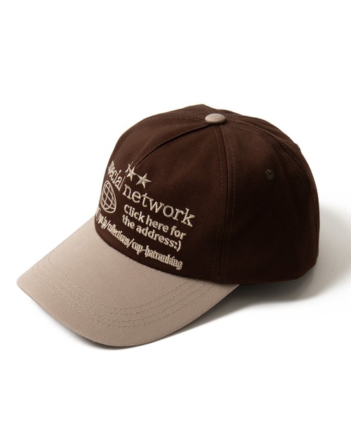 WEGO(ウィゴー)の「WEGO/ロゴ刺繍バイカラーキャップ(キャップ・レディース・ライトピンク/ブラック/ブラウン/ネイビー・FREE)」の18枚目の写真