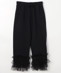 VIVIANO | VIVIANO/ヴィヴィアーノ Tulle Sweat Pants / VS-AW24-CS08 / スウェットパンツ(スウェットパンツ)