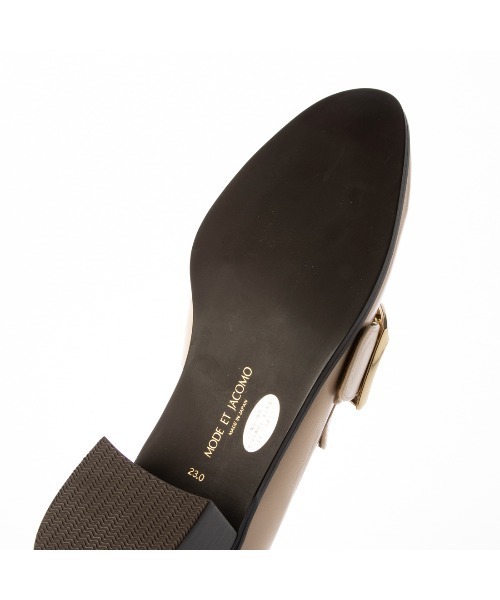 Mode et Jacomo（モードエジャコモ）の「バックルヒールローファー（ローファー・レディース・ブラック/ライトベージュ/ダークブラウン・22.5cm/23cm/23.5cm/24cm/24.5cm）」の10枚目の写真