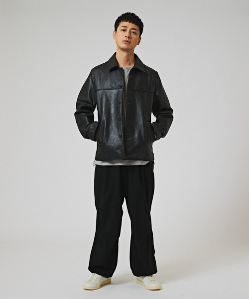 EDIFICE（エディフィス）の「ゴートレザー スポーツジャケット（ライダースジャケット・メンズ・ブラック・SMALL/MEDIUM/LARGE/X-LARGE）」の21枚目の写真