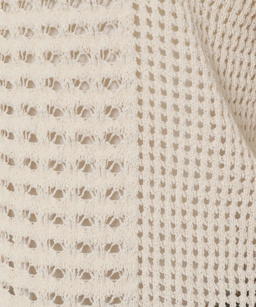 購入不可 セール】レーシーポロニットロングスリーブ 142973（ニット/セーター