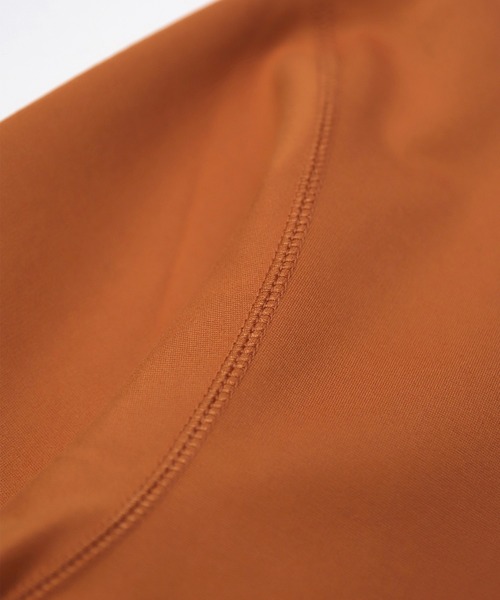 OWLEYE by domingo（アウルアイ バイドミンゴ）の「[ OWLEYE by domingo / アウルアイ ] ポンチカーディガンワンピース（ワンピース・レディース・ブラック/オレンジ/ライトベージュ・M/L）」の8枚目の写真