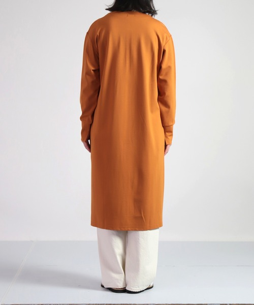 OWLEYE by domingo（アウルアイ バイドミンゴ）の「[ OWLEYE by domingo / アウルアイ ] ポンチカーディガンワンピース（ワンピース・レディース・ブラック/オレンジ/ライトベージュ・M/L）」の15枚目の写真