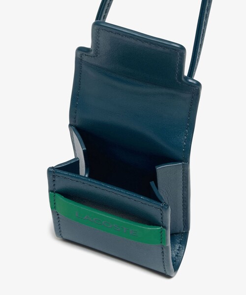 LACOSTE（ラコステ）の「レザーエアポッズケース（スマホグッズ・メンズ・ブラック/グリーン・FREE）」の10枚目の写真