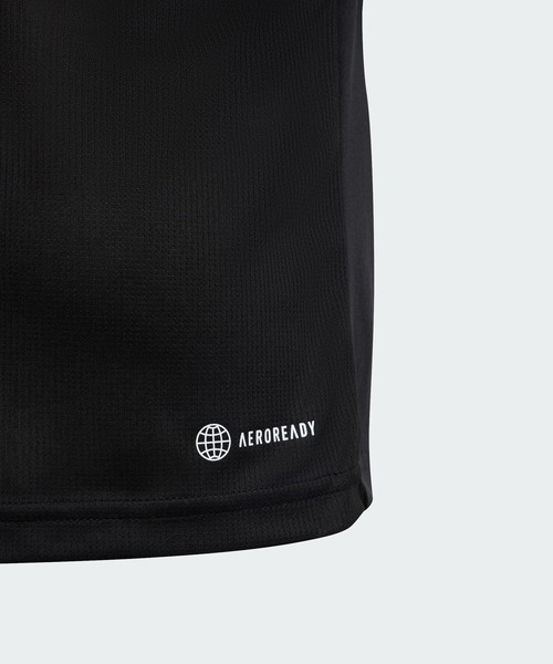 adidas（アディダス）の「トレイン エッセンシャルズ AEROREADY ロゴ レギュラーフィット 半袖Tシャツ / アディダス adidas（Tシャツ/カットソー・キッズ・ブラック・120/130/140/150）」の5枚目の写真