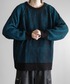 KUUUPY（クーピー）の「Ribbed Color-Block Crewneck Knit - 畦編み配色クルーネックニット（ニット/セーター・MEDIUM）」