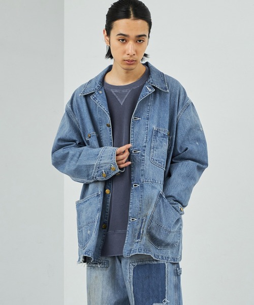 Lee（リー）の「Lee/リー【秋冬NEW】DUNGAREES VINTAGE LOCO JACKET/カバーオール（デニムジャケット・メンズ・ブルー/その他・SMALL/MEDIUM/LARGE/X-LARGE）」の18枚目の写真