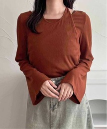 apres jour clair | 【apres jour clair】アメスリレイヤードトップス【ZOZOTOWN限定アイテム】(Tシャツ/カットソー)