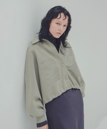 DRESSLAVE | knit shirt blouson(ニットシャツブルゾン)(ブルゾン)