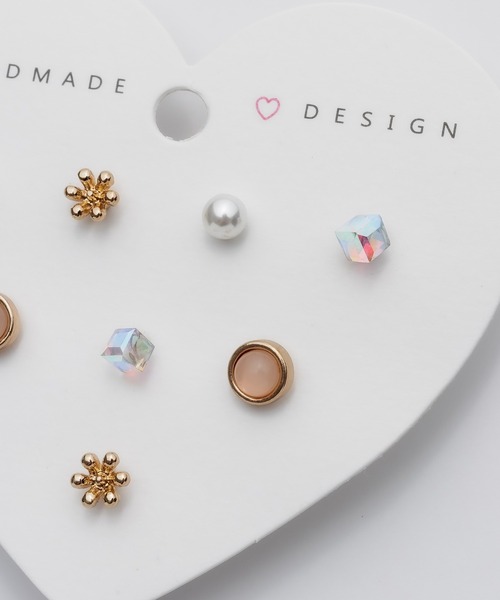 ciite'(シーテ)の「ピアス 4セット / pierce 4 set(ピアス(両耳用)・レディース・ゴールド/シルバー・FREE)」の4枚目の写真
