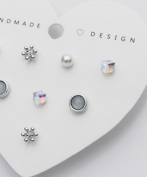 ciite'(シーテ)の「ピアス 4セット / pierce 4 set(ピアス(両耳用)・レディース・ゴールド/シルバー・FREE)」の7枚目の写真