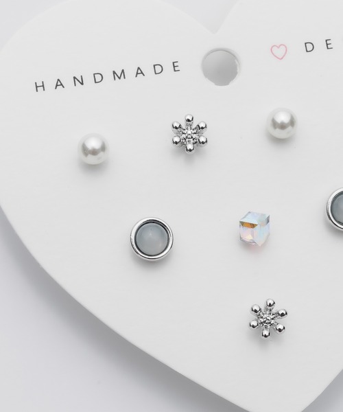 ciite'(シーテ)の「ピアス 4セット / pierce 4 set(ピアス(両耳用)・レディース・ゴールド/シルバー・FREE)」の8枚目の写真