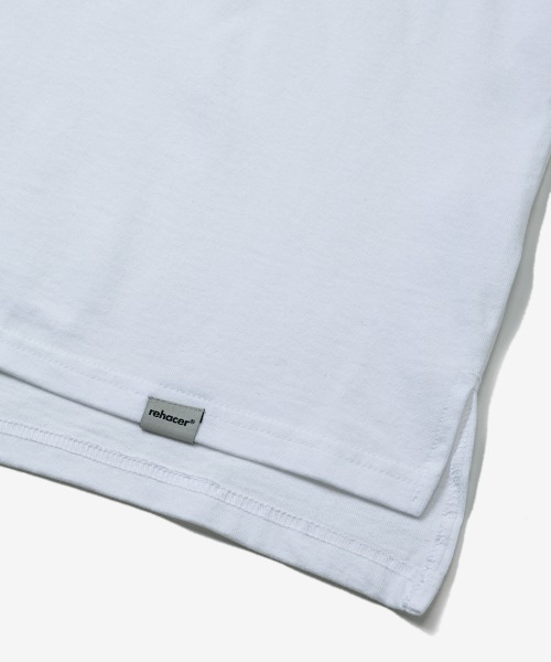 rehacer : Portfolio foaming Logo CS / ポートフォリオ フォーミング ロゴ ワイド カットソー（Tシャツ/カットソー）｜rehacer（レアセル）