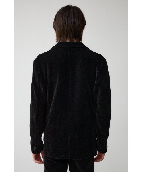 AZUL by moussy（アズールバイマウジー）の「ベロアコーデュロイステイサムジャケット（テーラードジャケット・メンズ・ブラック/グレー・LARGE/MEDIUM）」の8枚目の写真