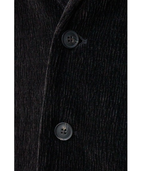 AZUL by moussy（アズールバイマウジー）の「ベロアコーデュロイステイサムジャケット（テーラードジャケット・メンズ・ブラック/グレー・LARGE/MEDIUM）」の13枚目の写真