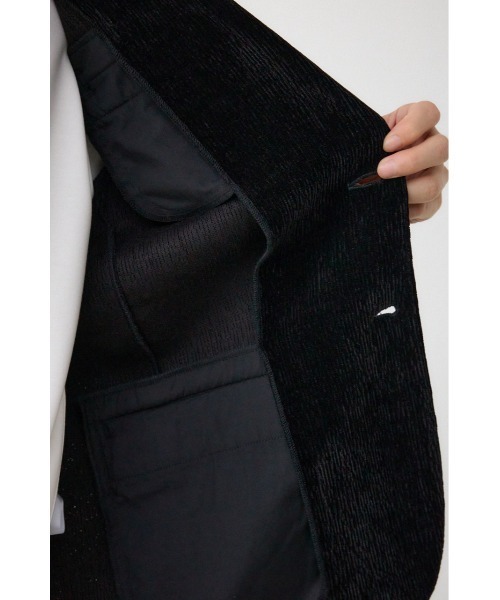 AZUL by moussy（アズールバイマウジー）の「ベロアコーデュロイステイサムジャケット（テーラードジャケット・メンズ・ブラック/グレー・LARGE/MEDIUM）」の14枚目の写真