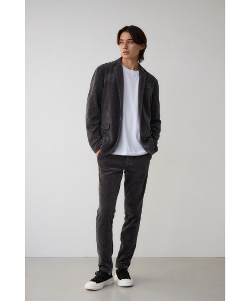 AZUL by moussy（アズールバイマウジー）の「ベロアコーデュロイステイサムジャケット（テーラードジャケット・メンズ・ブラック/グレー・LARGE/MEDIUM）」の17枚目の写真